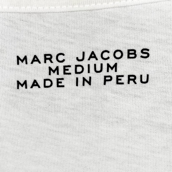 [Marc Jacobs] The Logo-Print Cotton T-Shirt - Picture 2 of 5